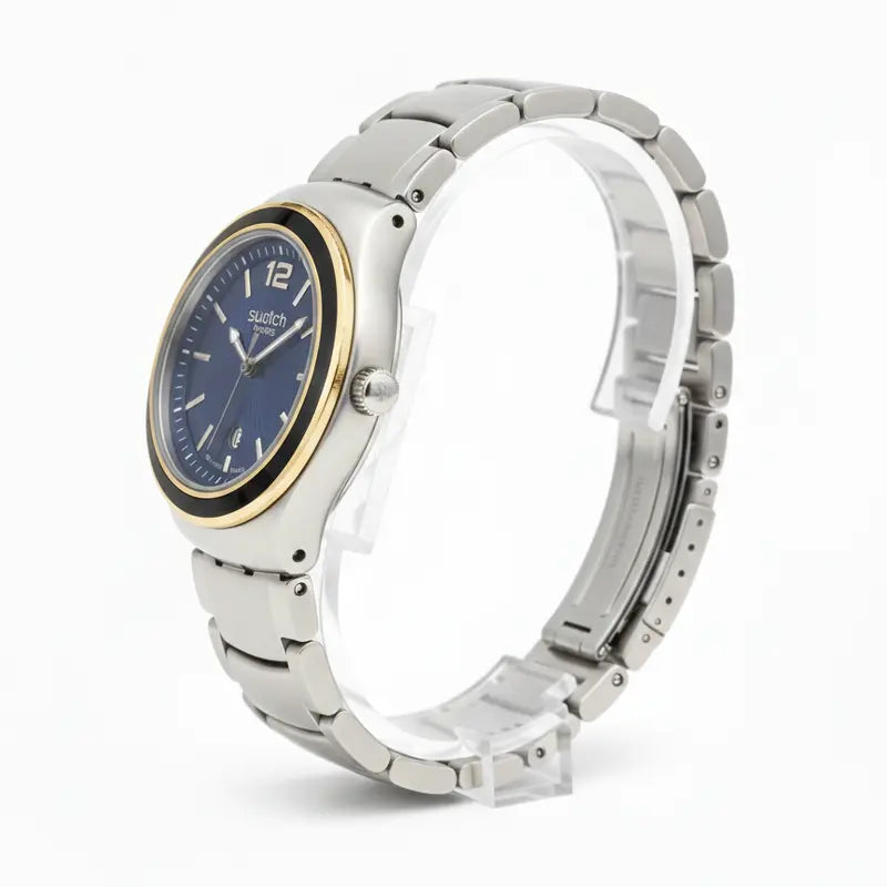 Swatch Modern Classic BLUE GOLD – Acier