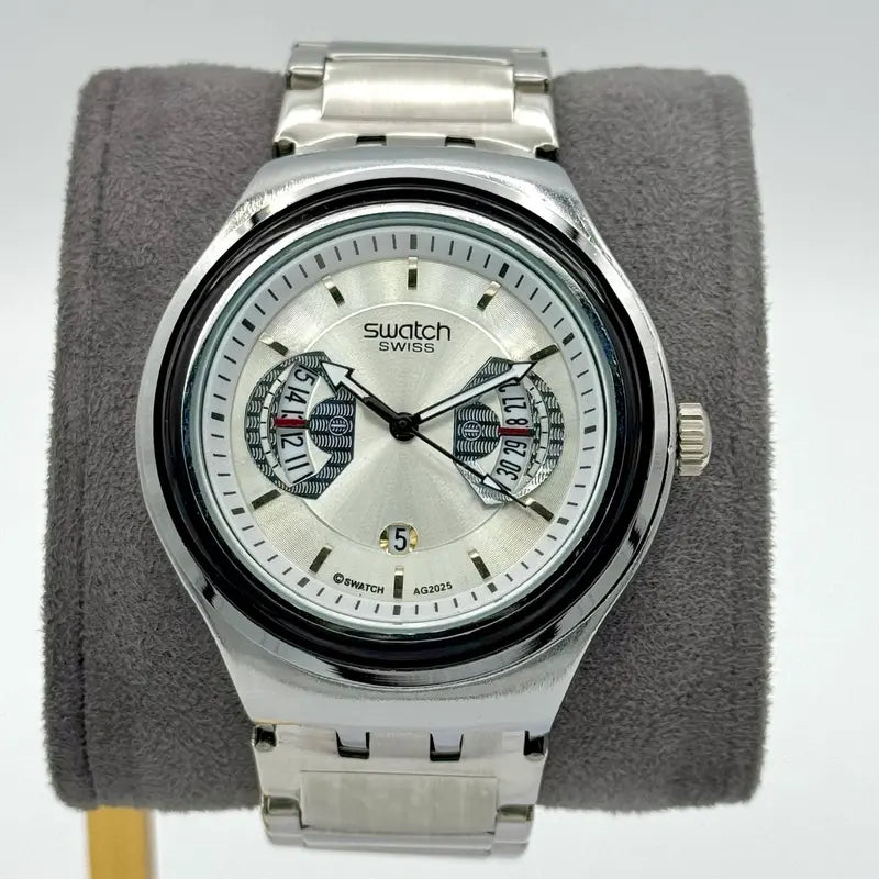 Swatch AG2026 WHITE – Retro-Futuristic Swiss Design