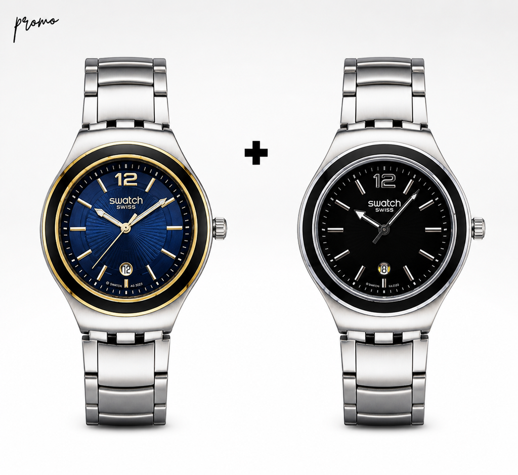 PACK Swatch Modern Classic BLACK |BLUE GOLD – Acier