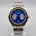 Swatch AG2026 BLUE GOLD – Retro-Futuristic Swiss Design