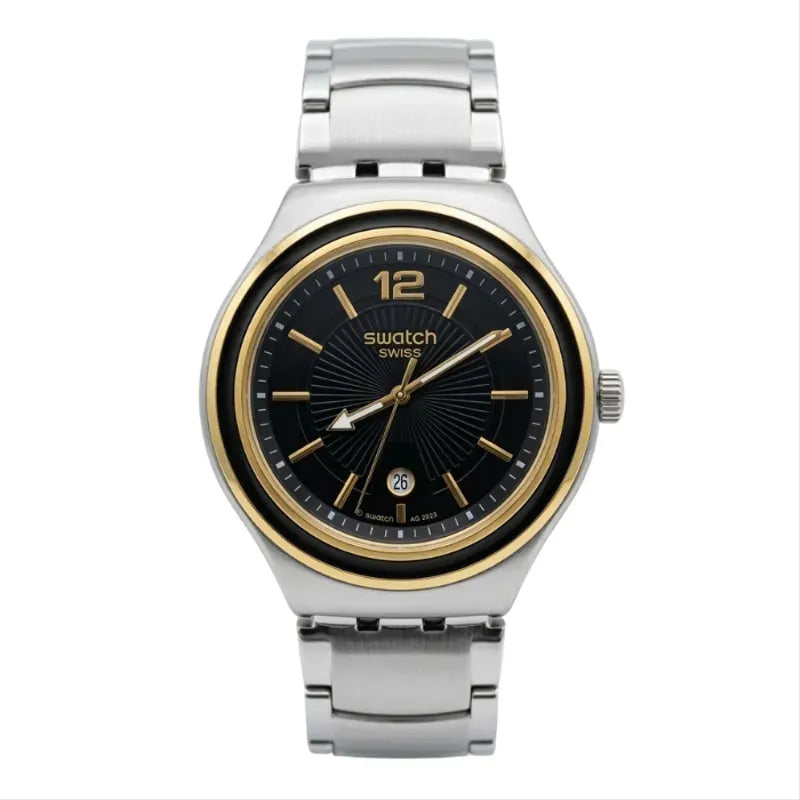 Swatch Modern Classic black gold– Acier